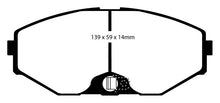 Cargar imagen en el visor de la galería, EBC 93-97 Infiniti J30 3.0 Redstuff Front Brake Pads