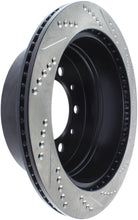 Cargar imagen en el visor de la galería, StopTech Slotted &amp; Drilled Sport Brake Rotor