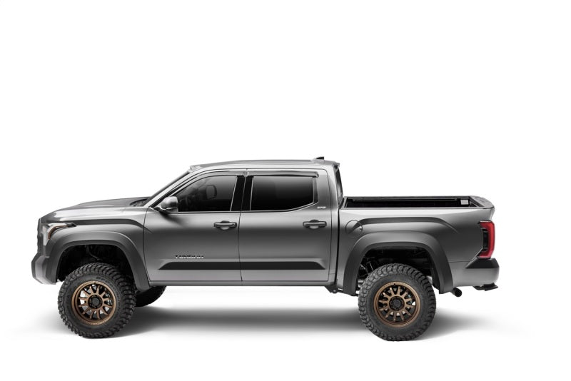 Bushwacker 22-23 Toyota Tundra Extend-A-Fender estilo bengalas 4 piezas - negro