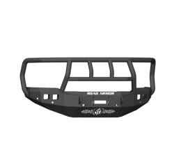 Road Armor 19-20 Ram 2500 Stealth parachoques delantero con protector Titan II/6 orificios para sensores - Tex Blk