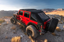 Cargar imagen en el visor de la galería, Rugged Ridge 2018+ Jeep Wrangler JLU 4 Dr Black Diamond Stitch Cloth Voyager Top (Tinted)