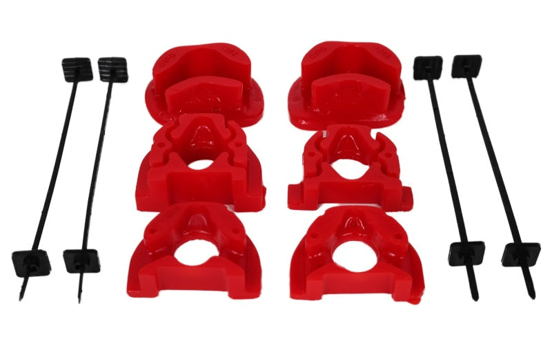 Energy Suspensión 97-01 Honda CR-V 4WD Juego de insertos de montaje de motor rojo