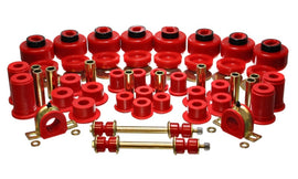 Suspensión energética 99-06 Chevy C1500 nuevo estilo de carrocería Silverado 2WD rojo Hyper-flex Master Bushing Set
