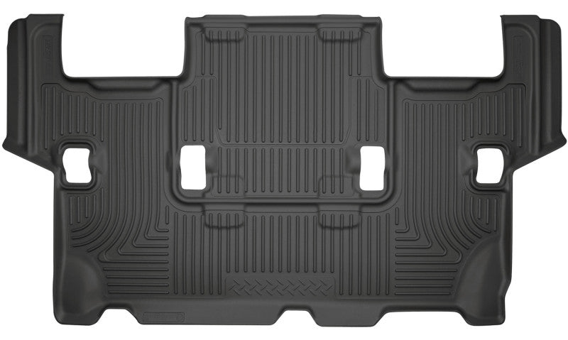 Husky Liners 2015 Ford Expedition/Lincoln Navigator WeatherBeater Revestimiento de piso negro para tercera fila