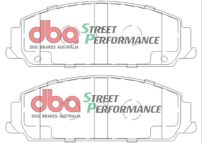 DBA 08-09 Pontiac G8 3.6 Base/6.0 SP500 Pastillas de freno delanteras