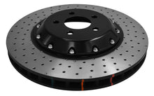 Cargar imagen en el visor de la galería, DBA 15-20 Ford Mustang GT Paquete Perf (rotor delantero de 380 mm) Rotor perforado delantero serie 5000 con sombrero negro