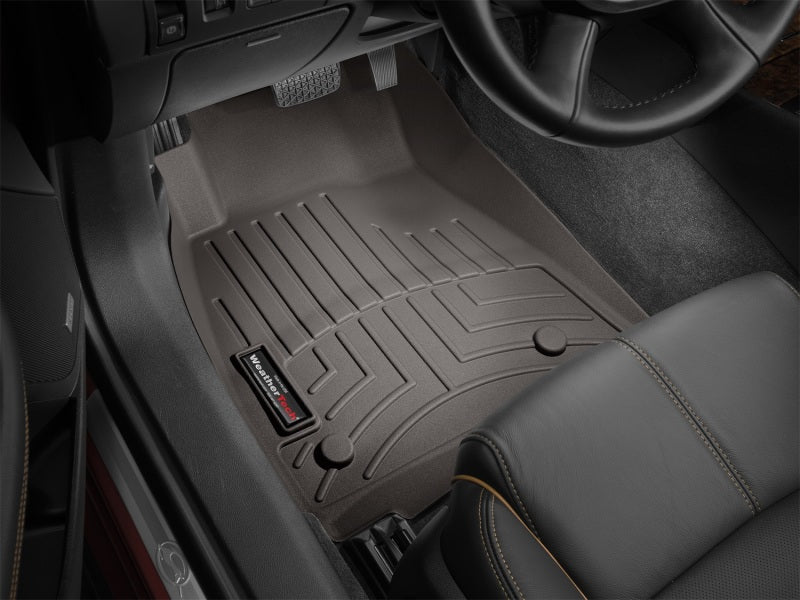 WeatherTech 2014+ Chevrolet Corvette Front FloorLiner - Cocoa
