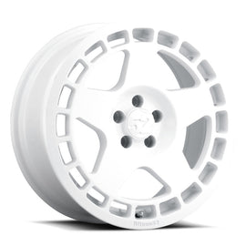 quince52 Turbomac 17x7.5 5x112 40mm ET 66.56mm Rueda central Rally blanca