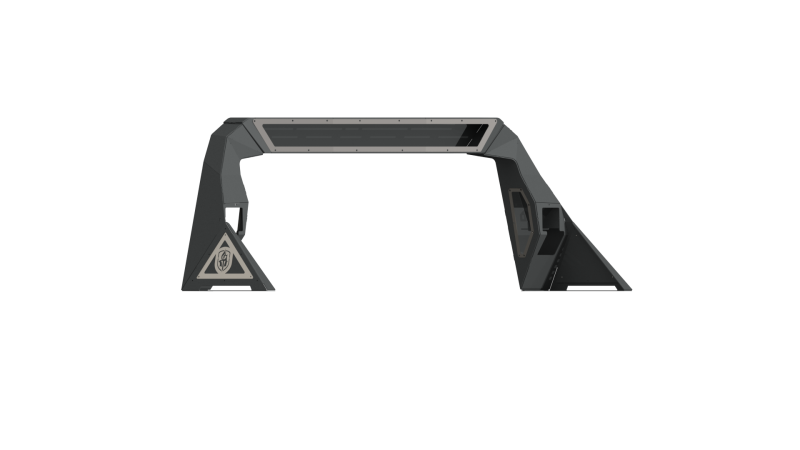 Road Armor 10-19 Dodge 1500 iDentity Soporte para dolor de cabeza con vainas para rieles de cama/vaina de luz central de 40 pulgadas/anillo crudo
