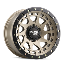 Cargar imagen en el visor de la galería, Dirty Life 9311 Enigma Pro 17x9/5x127 BP/-38mm Offset/71.5mm Hub Rueda de oro satinado - Beadlock