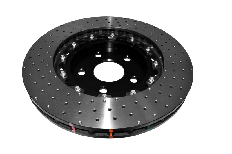DBA 06-10 Jeep Grand Cherokee SRT8 Rotor perforado en cruz delantero serie 5000 con sombrero negro