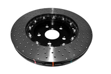 Cargar imagen en el visor de la galería, DBA 06-10 Jeep Grand Cherokee SRT8 Rotor perforado en cruz delantero serie 5000 con sombrero negro