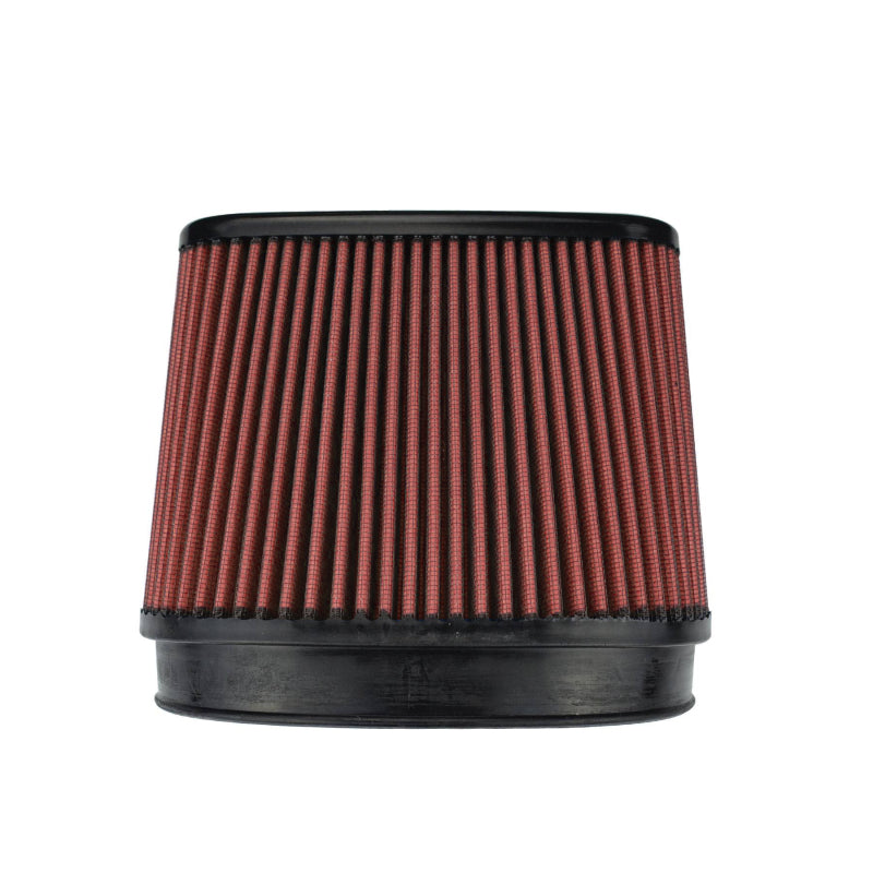 Filtro de aire de gasa de algodón engrasado de 8 capas Injen/base ovalada ID ovalada/medio HT de 5,55 pulgadas/parte superior ovalada de 7 x 2,75 pulgadas