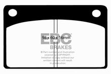 Cargar imagen en el visor de la galería, EBC 66-68 Volvo 140 1.8 Ultimax2 Front Brake Pads