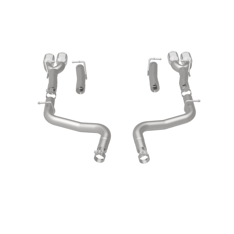 MagnaFlow Eje trasero, SS, 2.5 pulgadas, cuádruple trasero dividido Punta de 3.5 pulgadas 2015 Dodge Challenger 3.6L V6