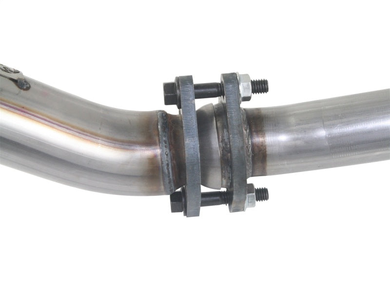 Tubo descendente y tubo en Y de eliminación de acero trenzado aFe Escape de acero de aluminio de 2 a 2-1/2 pulgadas Jeep Wrangler 12-16