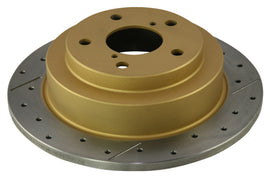 DBA 02-06 WRX / 98-07 Impreza 2.5L RS Rotor trasero perforado y ranurado Street Series