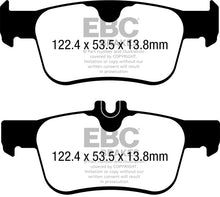 Cargar imagen en el visor de la galería, Pastillas de freno traseras EBC 17-21 Honda Civic Hatchback Greenstuff