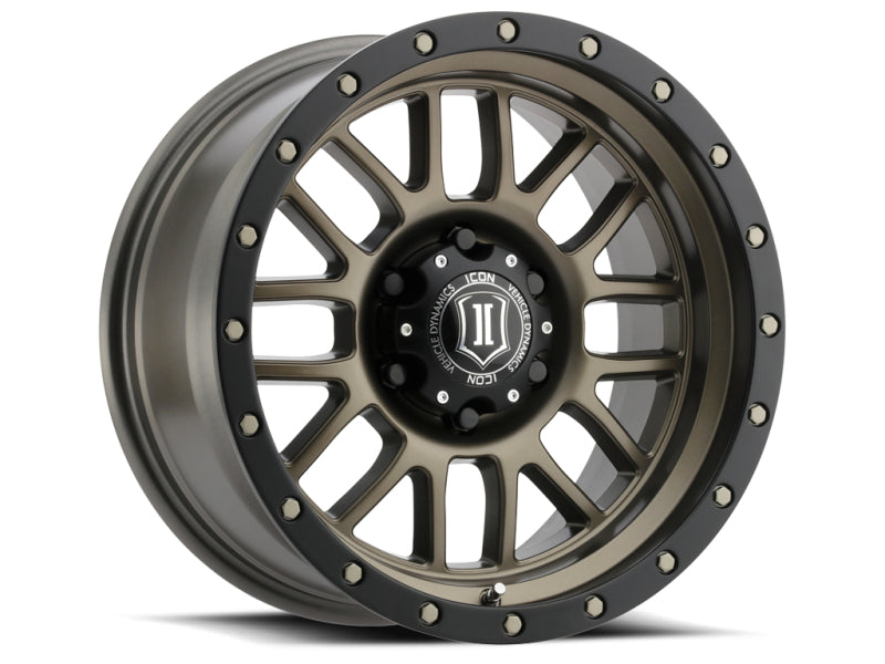 ICON Alpha 17x8.5 6x135 6mm Offset 5in BS 87.1mm Rueda de bronce de diámetro