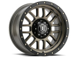 ICON Alpha 17x8.5 6x5.5 0mm Offset 4.75in BS Rueda de bronce con diámetro de 106.1mm