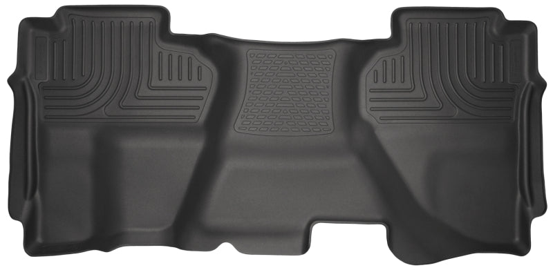 Husky Liners 07-13 Chevrolet Silverado 1500 Ext Cab WeatherBeater Revestimientos de piso para segundo asiento negro