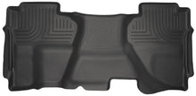 Cargar imagen en el visor de la galería, Husky Liners 07-13 Chevrolet Silverado 1500 Ext Cab WeatherBeater Revestimientos de piso para segundo asiento negro