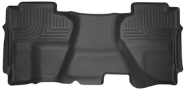Husky Liners 07-13 Chevrolet Silverado 1500 Ext Cab WeatherBeater Revestimientos de piso para segundo asiento negro