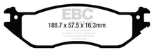 Cargar imagen en el visor de la galería, EBC 04-07 Ford Econoline E150 4.6 Pastillas de freno delanteras Yellowstuff