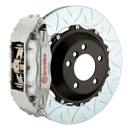 Brembo 00-02 S4 Caliper Fr GT BBK 4Pis Cast 2pc 355x32 2pc Rotor Ranurado Tipo 3-Plata