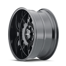 Cargar imagen en el visor de la galería, Mayhem 8110 Tripwire 20x9 / 6x139.7 BP / 11mm Offset / 106mm Hub Black w/ Milled Spokes Wheel