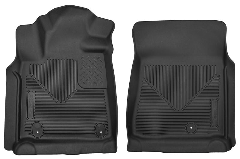Husky Liners 07-11 Toyota Tundra Pickup (Crew/Ext/Std Cab) X-Act Contour negro revestimiento de piso delantero