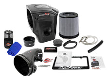 Cargar imagen en el visor de la galería, aFe Black Series CAIS de fibra de carbono con filtro PDS 11-19 Dodge Challenger/Charger SRT8 V8-6.4L