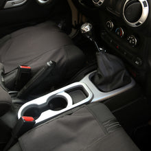 Cargar imagen en el visor de la galería, Rugged Ridge 11-18 Jeep Wrangler JK w/ Manual Transmission Silver Center Cup Console