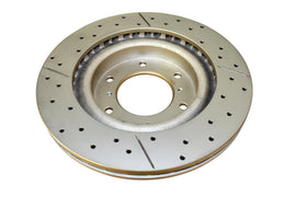DBA 04-12 Nissan Pathfinder 4.0L Rotor delantero perforado y ranurado Street Series