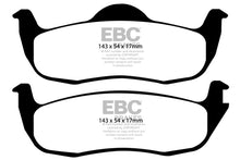 Cargar imagen en el visor de la galería, EBC 05-10 Jeep Commander 3.7 Greenstuff Rear Brake Pads