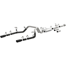 Cargar imagen en el visor de la galería, MagnaFlow 11-19 Chevrolet Silverado 2500/3500 HD V8-6.0L Dual Split Cat-Back Exhaust w/Black Tips