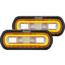 Cargar imagen en el visor de la galería, Rigid Industries SR-L Series Surface Mount LED Spreader Pair w/ Amber Halo - Universal