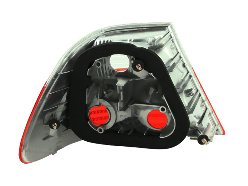 ANZO 2000-2003 BMW Serie 3 E46 Luces traseras rojas/transparentes