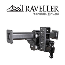 Load image into Gallery viewer, Gen-Y 27in Traveller Torsion-Flex 2.5in Shank 6in Drop 3.5K TW 21K Hitch Chassis Frame Mount