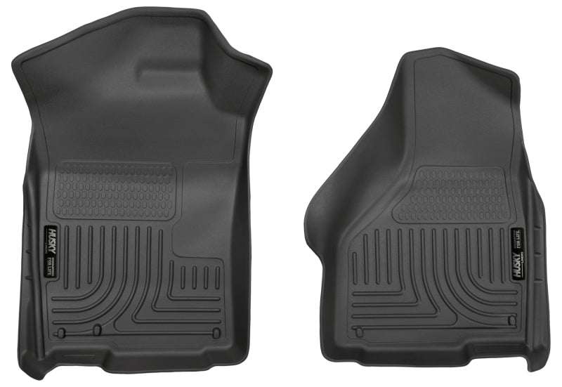 Husky Liners 03-12 Dodge Ram 1500/2500/3500 Series Regular/Quad Cab WeatherBeater Revestimientos de piso negros