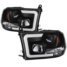 Load image into Gallery viewer, Spyder 09-16 Dodge Ram 1500 Version 2 Headlights Light Bar DRL Black PRO-YD-DR09V2-LBDRL-BK