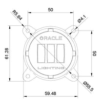 Cargar imagen en el visor de la galería, Oracle 60mm 15W Fog Beam LED Emitter - 3000K SEE WARRANTY