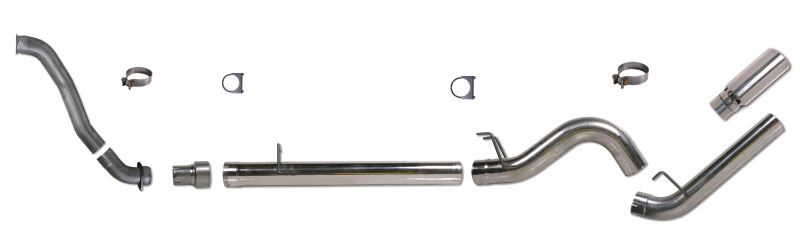 KIT de ojo de diamante 5 pulgadas DPF-BACK con DP SGL AL 08-10 Ford 6.4L Powerstroke F250/F350