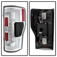 Cargar imagen en el visor de la galería, Spyder 17-18 Ford F-250 Super Duty (Excl LED Models) LED Tail Lights - Chrome (ALT-YD-FS17-LED-C)