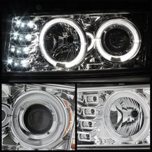 Load image into Gallery viewer, Spyder Chevy Colorado 04-12 Projector Headlights Halogen- LED Halo Chrm PRO-YD-CCO04-HL-C