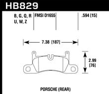 Cargar imagen en el visor de la galería, Hawk 12-17 Porsche 911 DTC-60 Race Rear Brake Pads