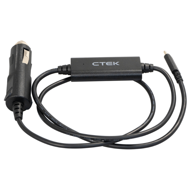 Cable de carga USB-C CTEK CS FREE con enchufe para accesorios de 12 V
