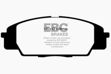 Cargar imagen en el visor de la galería, EBC 07-11 Acura CSX (Canada) 2.0 Type S Ultimax2 Front Brake Pads