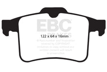 Cargar imagen en el visor de la galería, EBC 10-15 Jaguar XF 5.0 Supercharged (470) Pastillas de freno traseras Yellowstuff