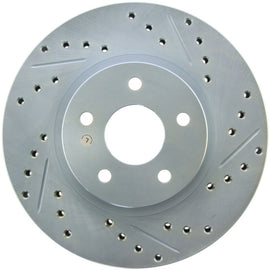 StopTech Select Sport 13-15 Subaru BRZ Slotted / Drilled Left Front Rotor